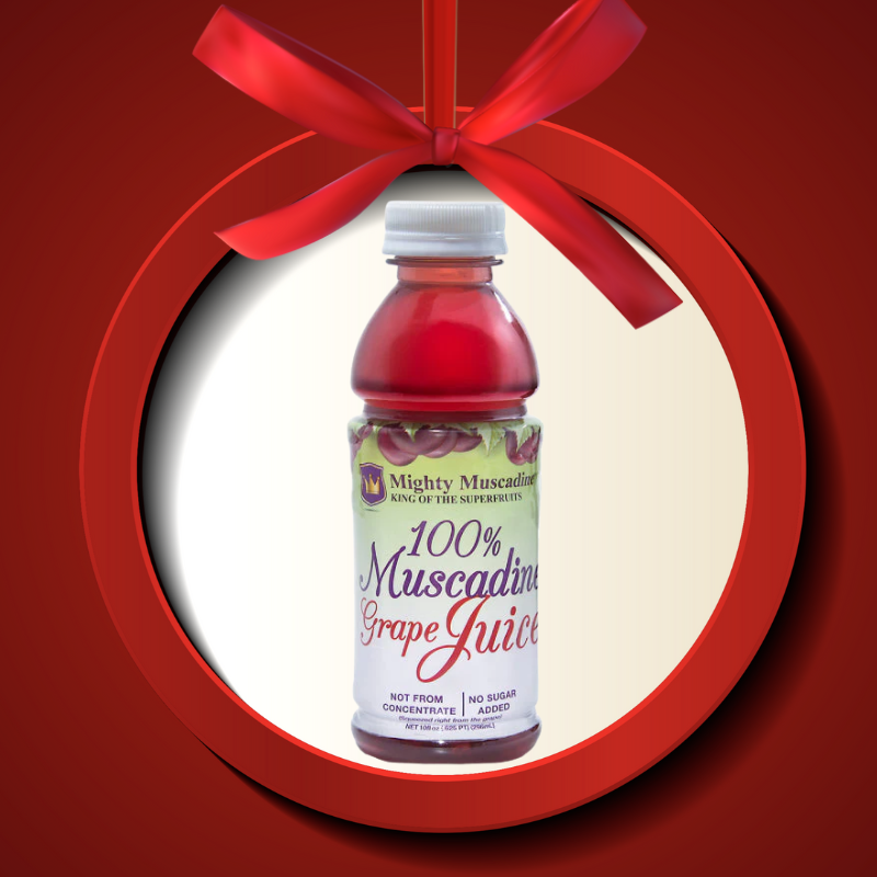 Mighty Muscadine 100% Muscadine Grape Juice  - By The Case*